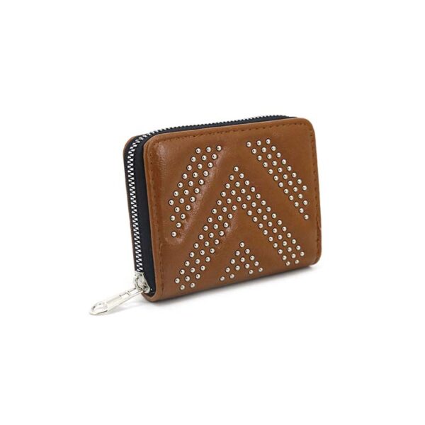 (LIQUIDACION) Mini billetera con tachas Trendy 14285