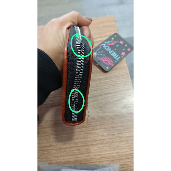 (LIQUIDACION) Mini billetera brillosa Trendy 14300 - Imagen 3