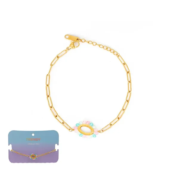 Pulsera Acero Trendy 16704