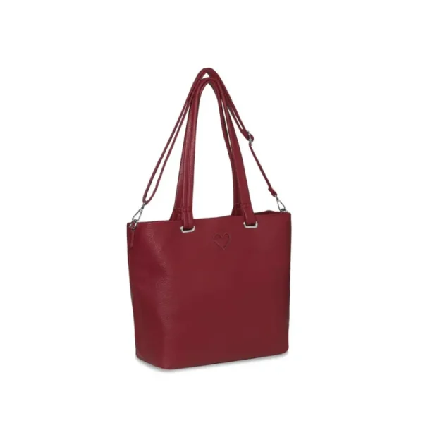 (LIQUIDACION) Cartera Oreiro Love 18974 Bordo