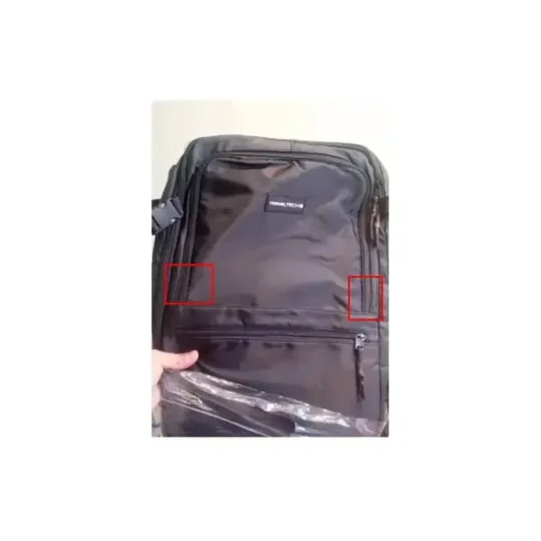 (LIQUIDACION)Mochila Travel tech Negro - Imagen 2