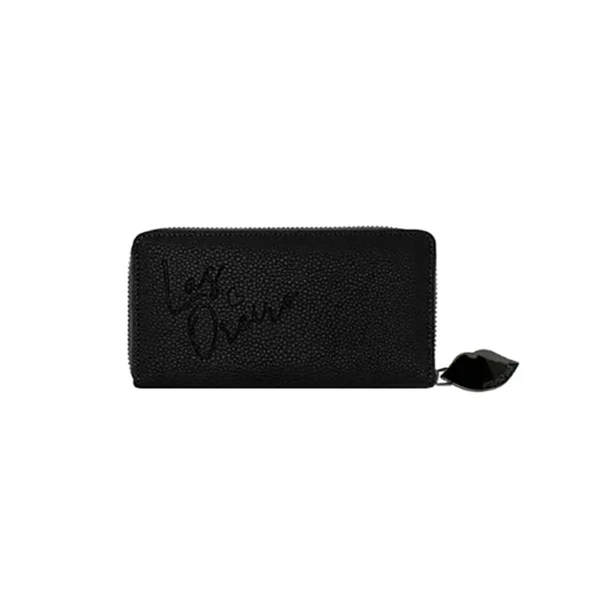 (LIQUIDACION) Billetera Las Oreiro 21535 Negro.
